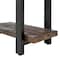 Alaterre Furniture Pomona Metal and Wood 2-Shelf End Table AMBA0220 - alternate 8